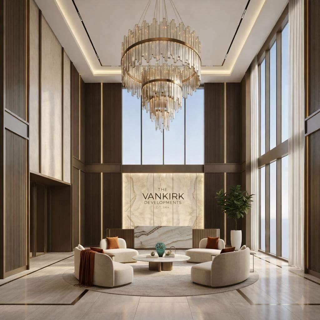 Luxurious lobby area